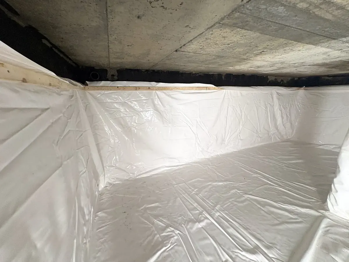 Finished custom cistern liner installed by Cistern Liner Co.